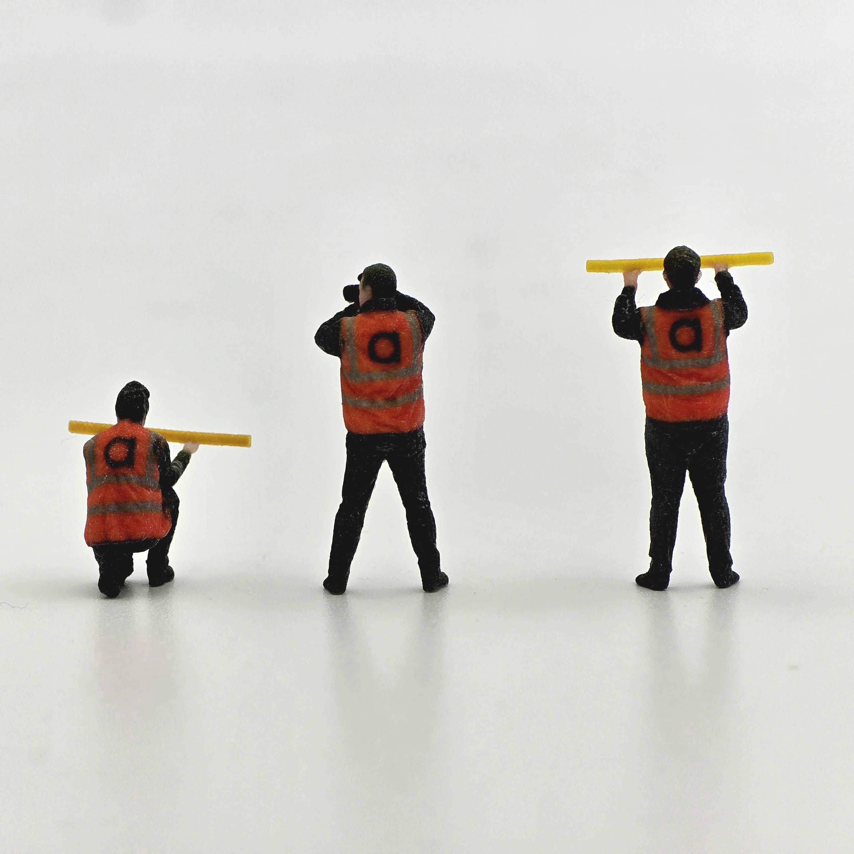 Accurascale Research Team - Three Figure Pack - OO (1/76th) Scale
