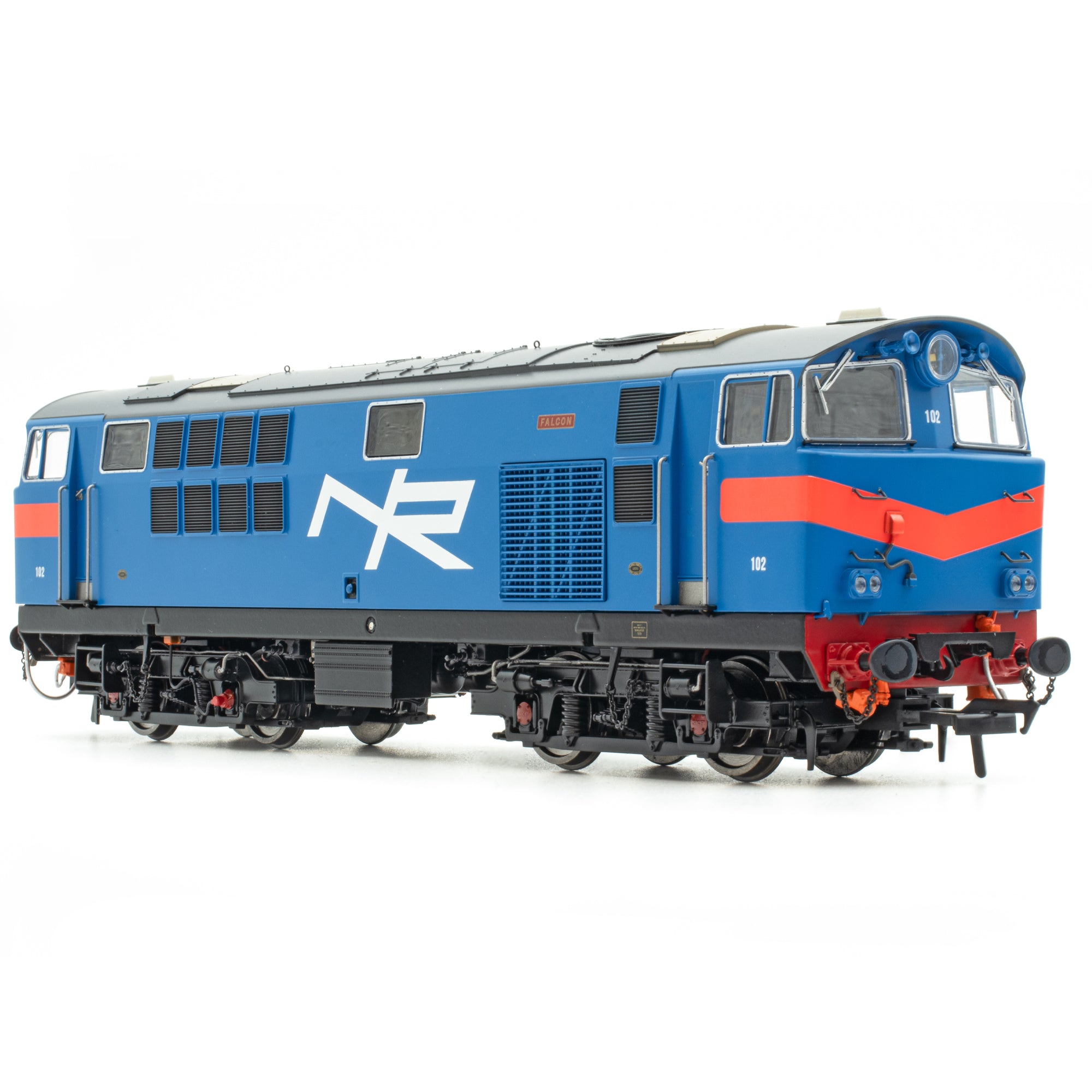 102 'Falcon' NIR Blue, with Red Chevrons - DCC Sound
