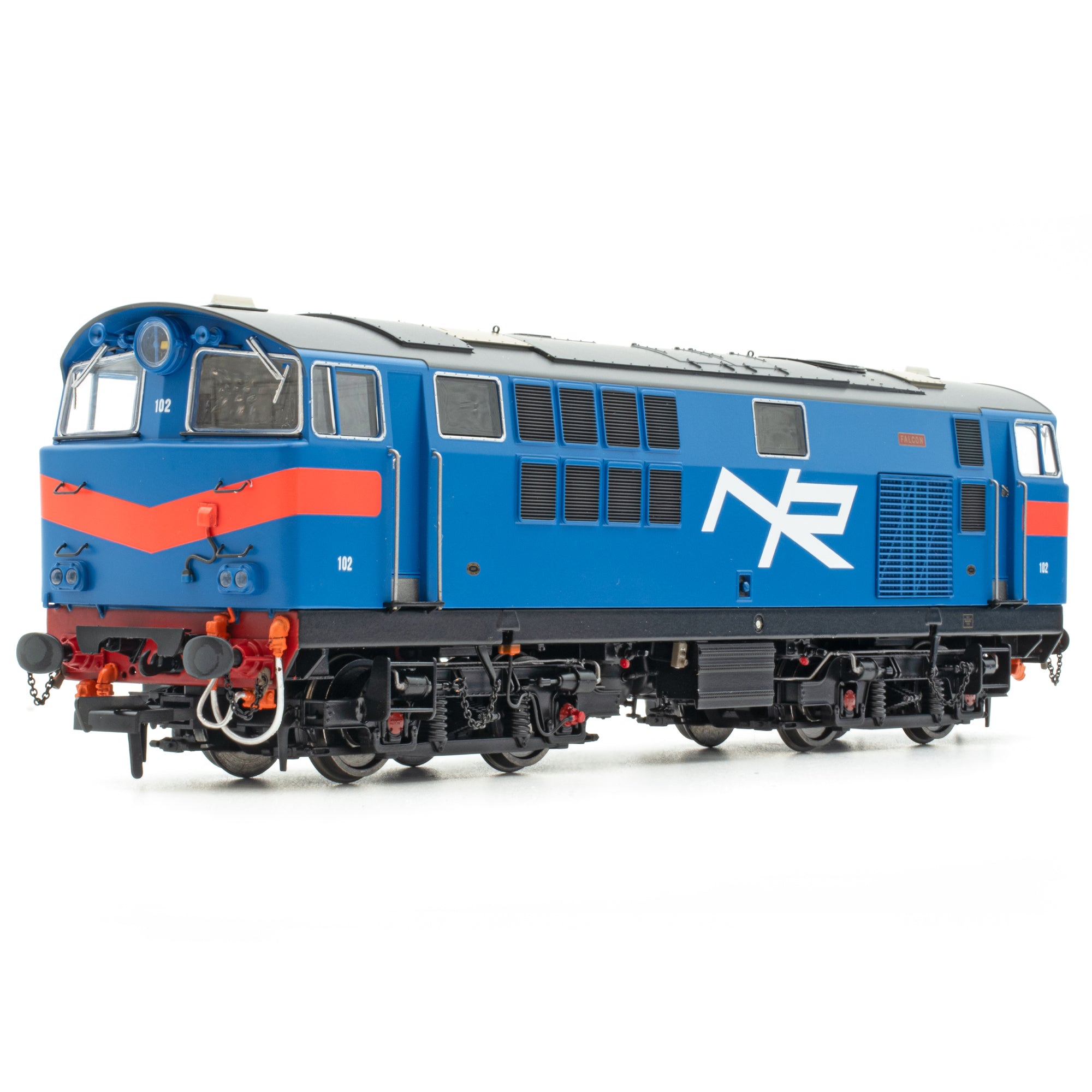 102 'Falcon' NIR Blue, with Red Chevrons - DCC Sound