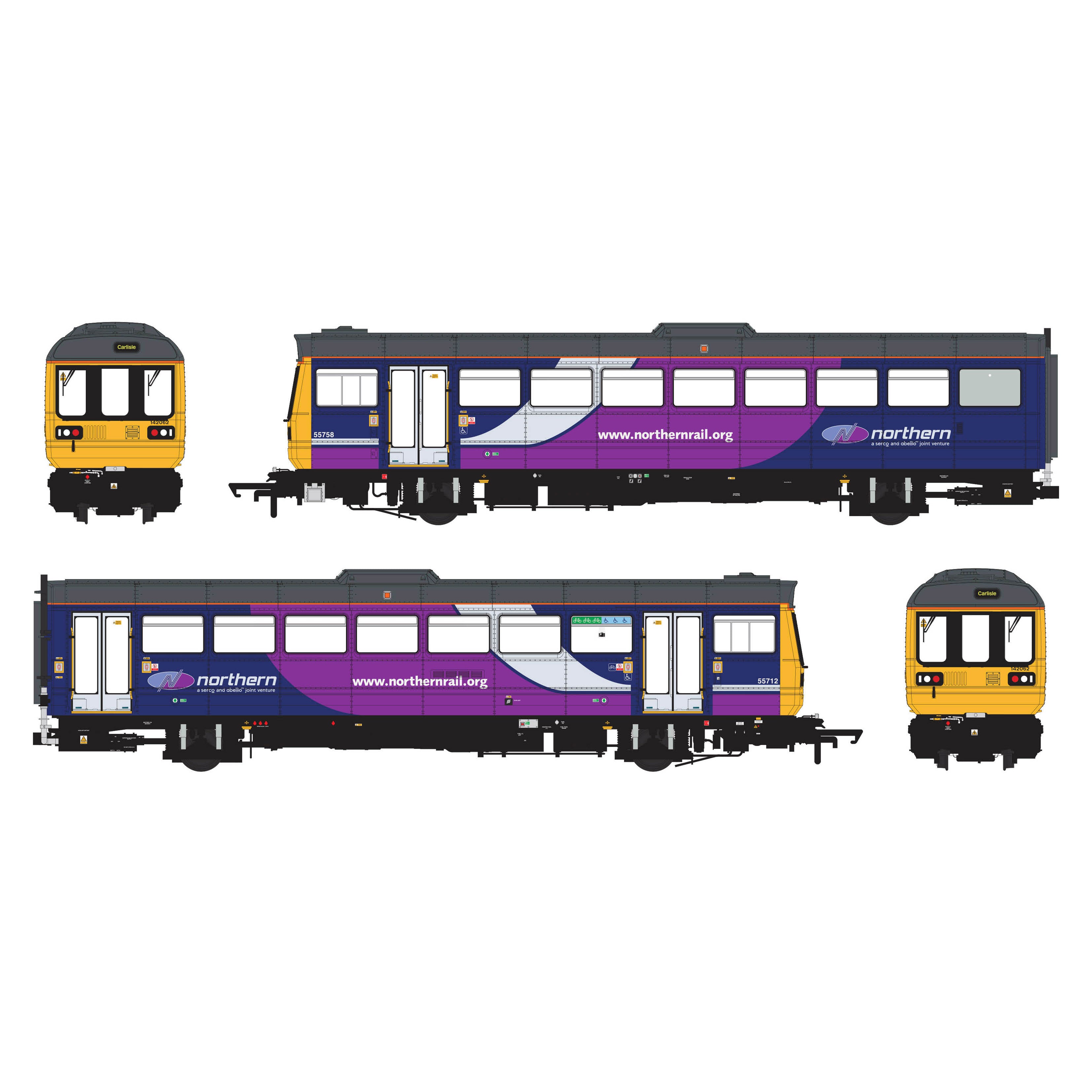 Class 142 - Northern - 142062 - DCC Sound Fitted