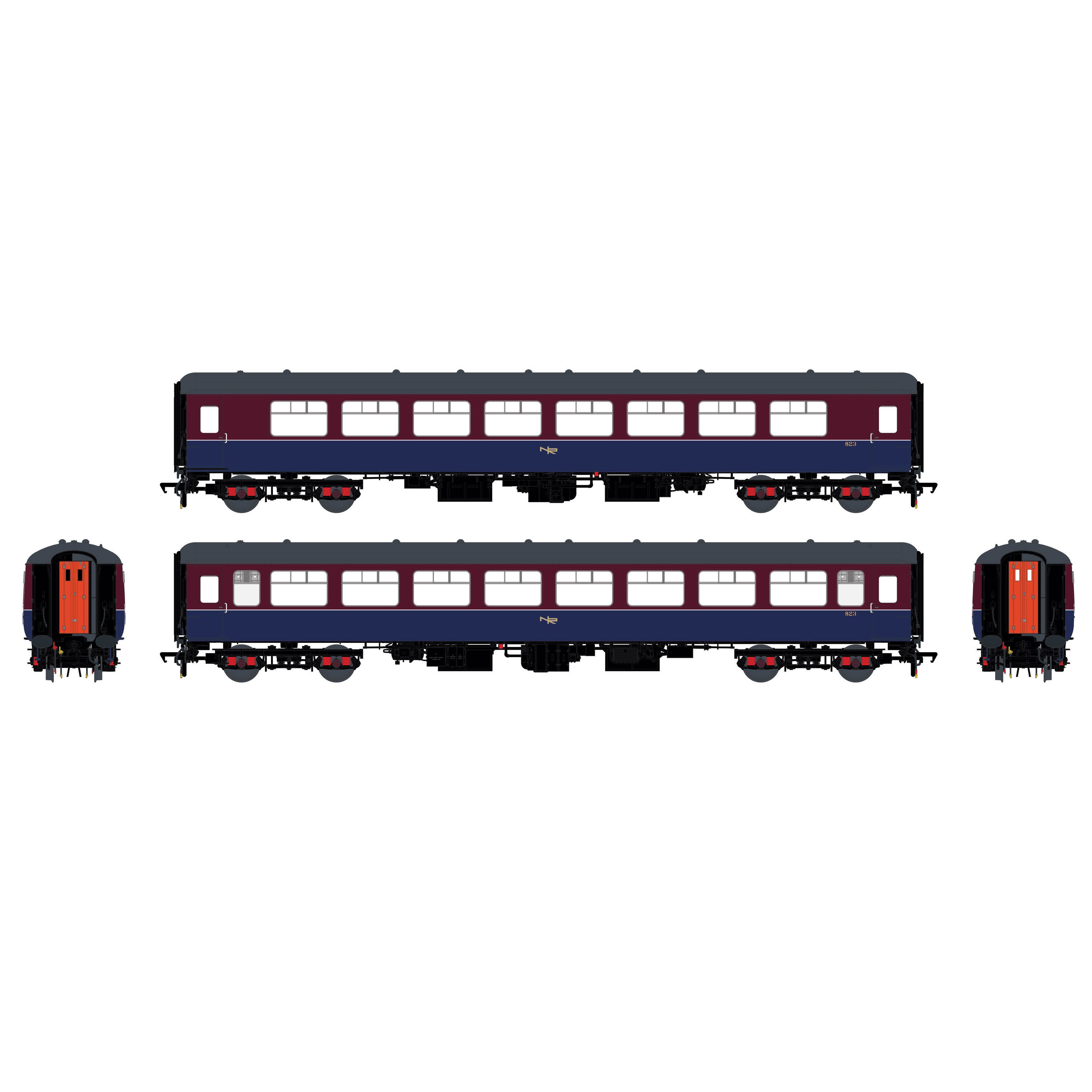 NIR Mk.2b SO 823 NIR Maroon/Blue