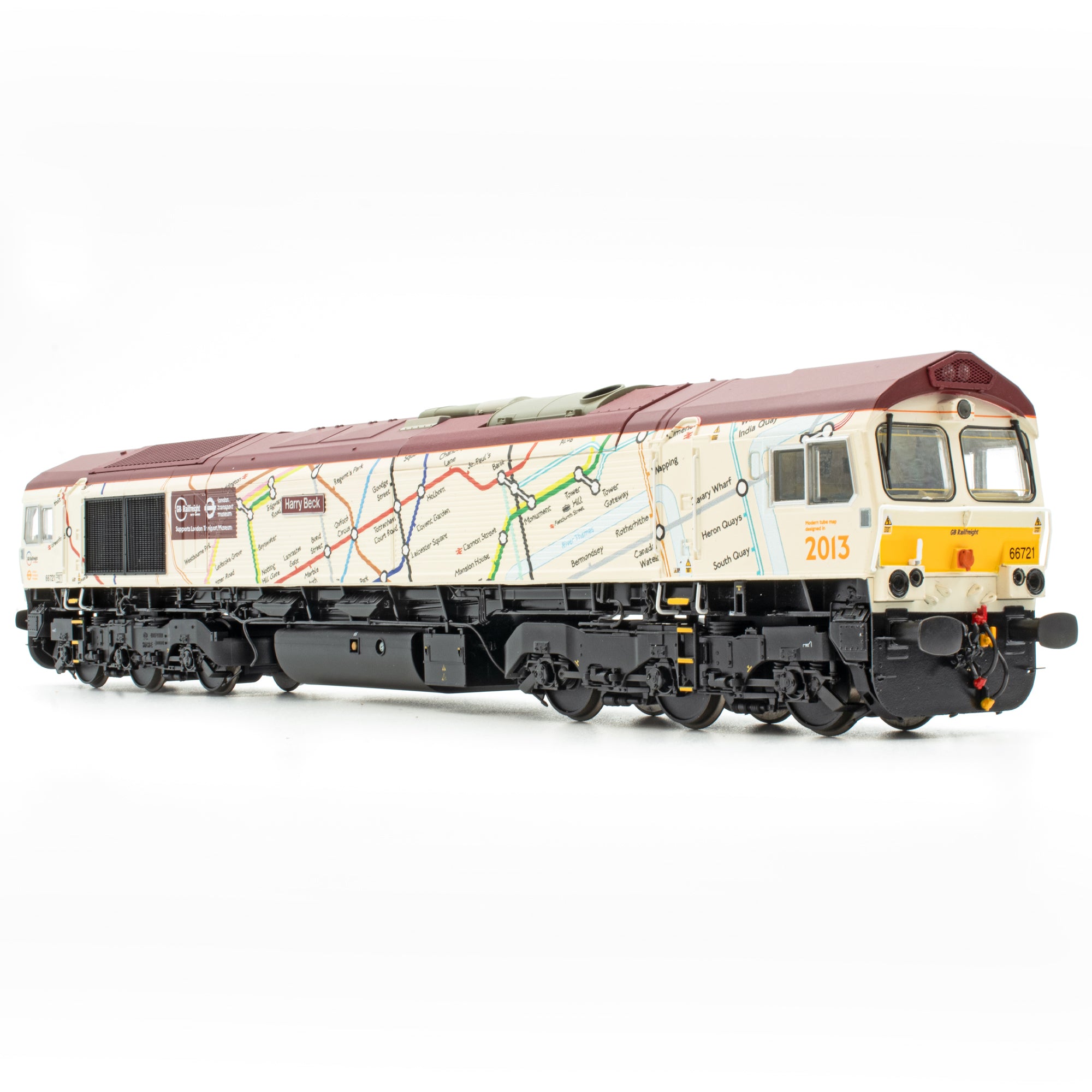 Class 66 - GBRF/LTM White - 66721 - DCC Sound Fitted