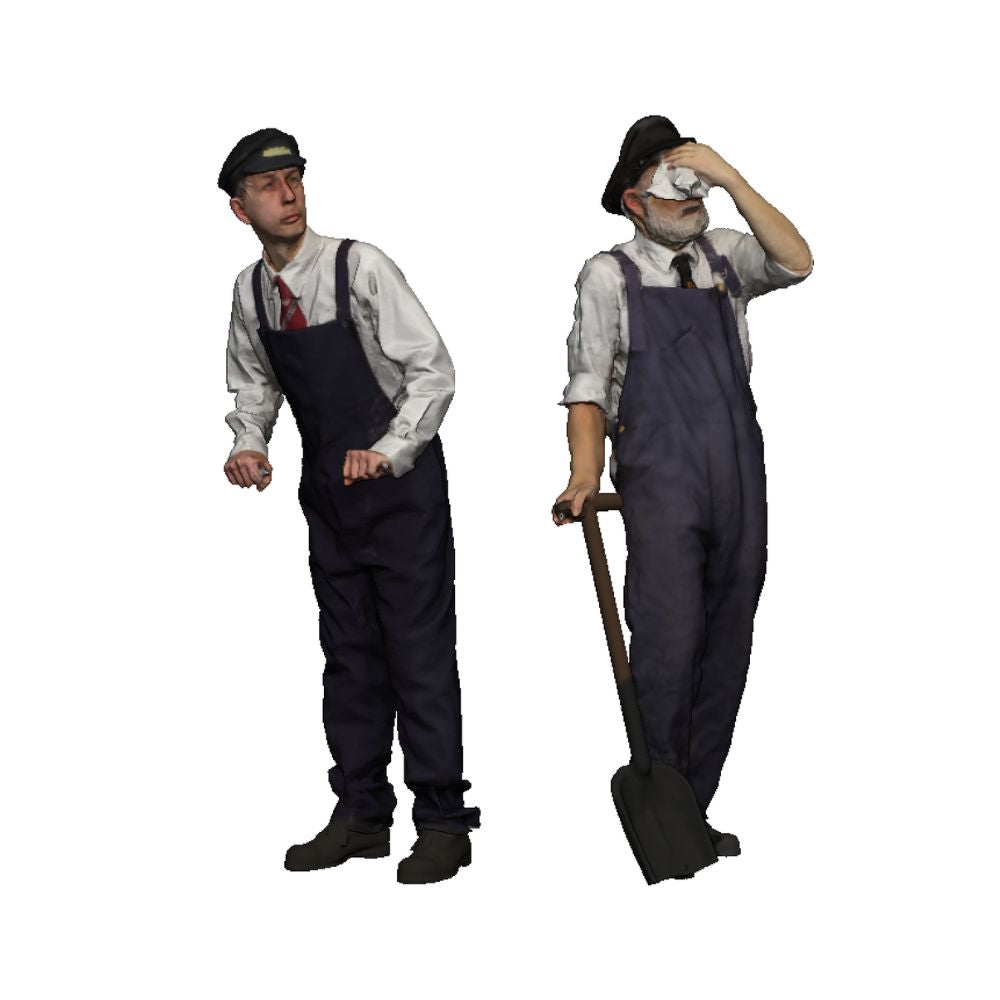 Hunslet Austerity crew-LNER/BR