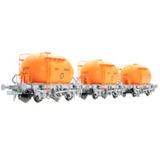 CIE Bulk Cement Wagon - Orange - Pack 3