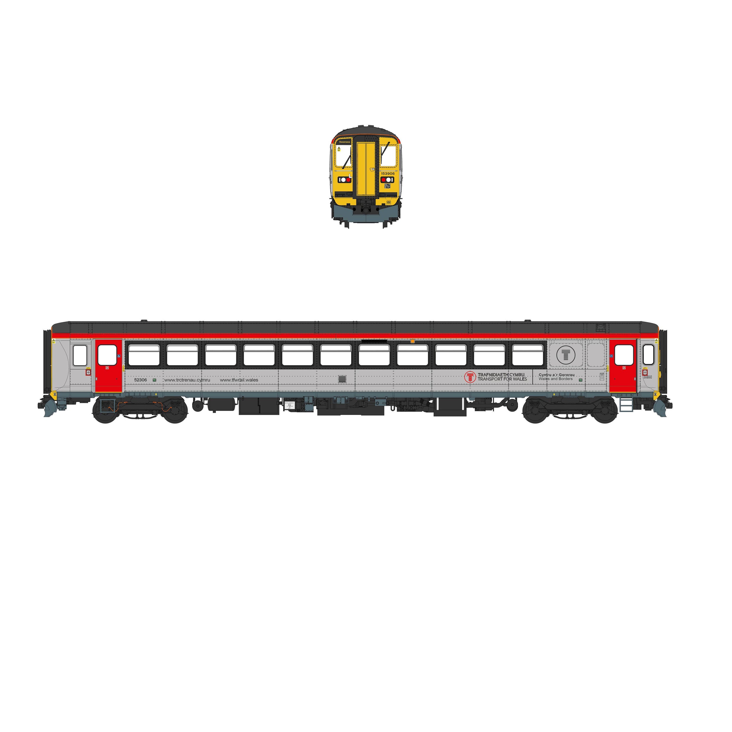 Class 153 - TfW - 153906 - OO Scale - DCC Sound Fitted