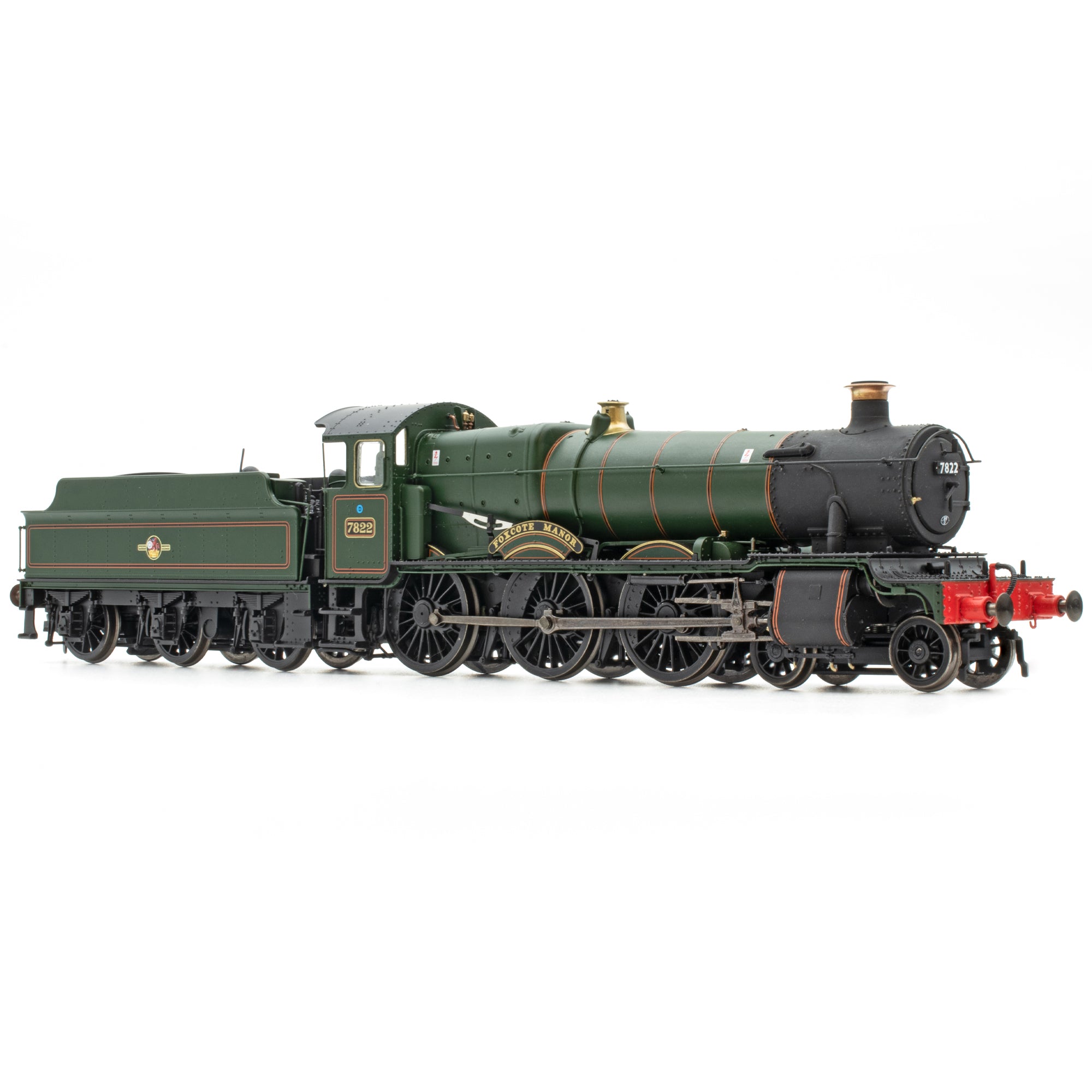 GWR Manor - 7822 Foxcote Manor BR lined green with late crest - DCC Sound