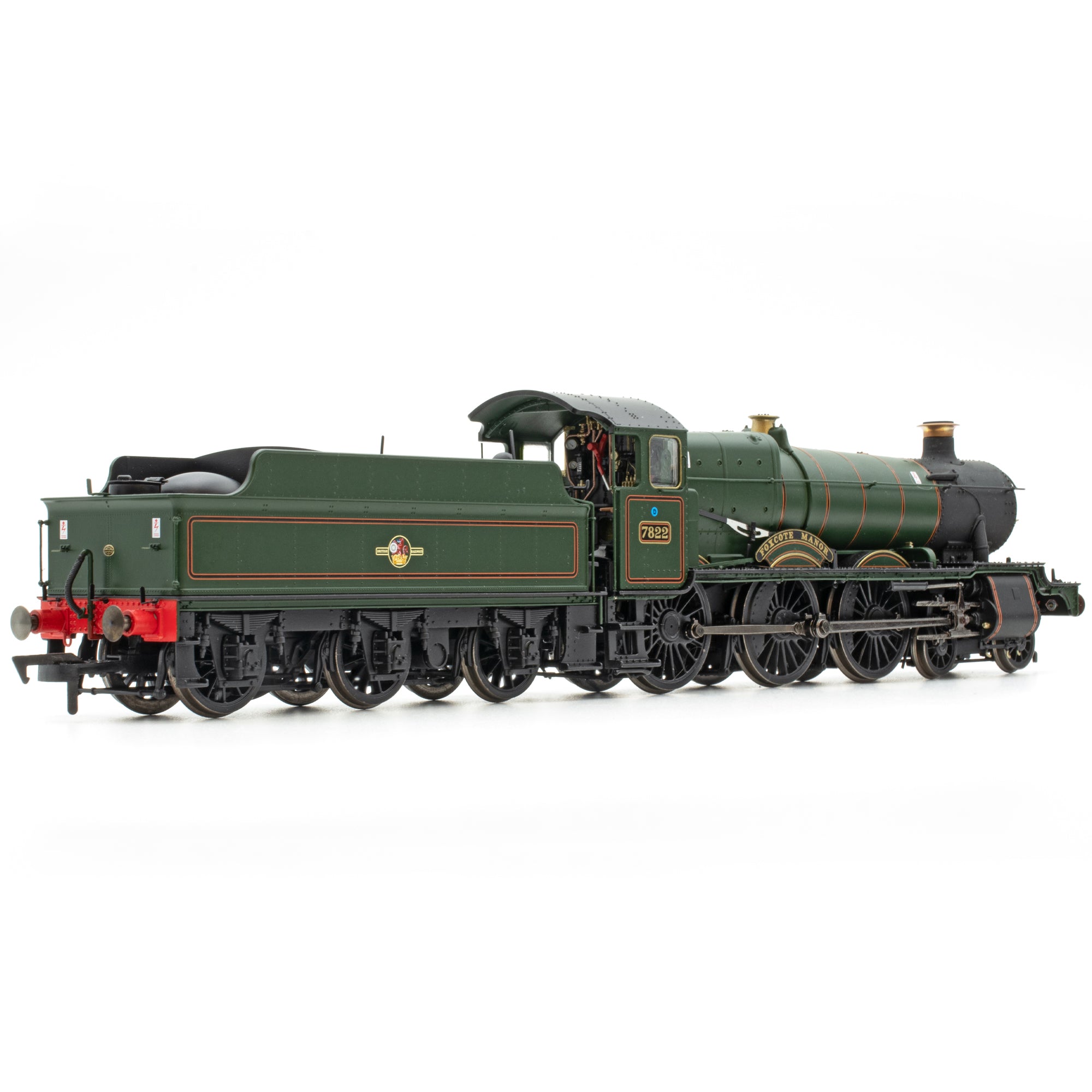 GWR Manor - 7822 Foxcote Manor BR lined green with late crest - DCC Sound