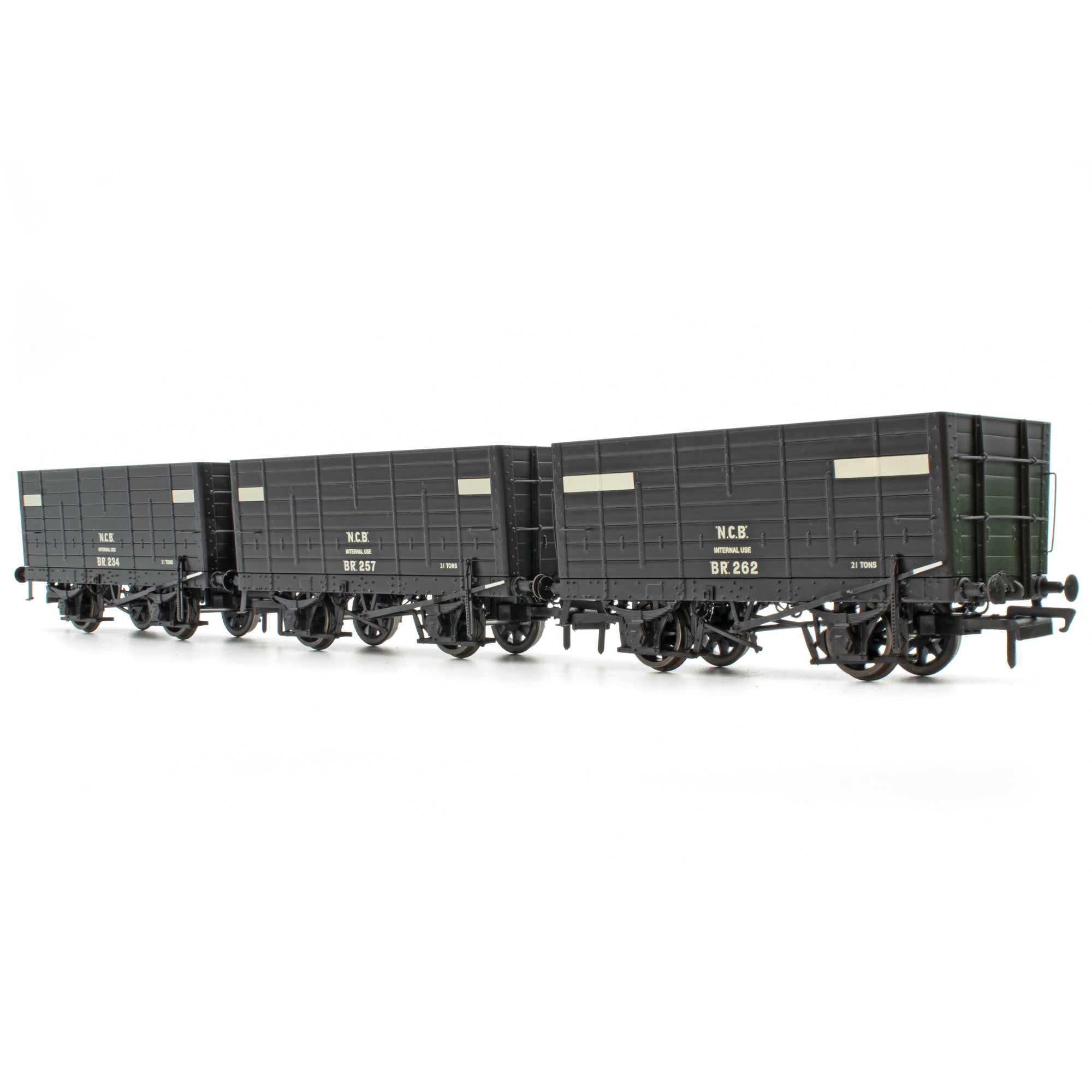 P7 Hopper - NCB (Brodsworth) Black, with white planks - Triple Pack