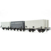 DGM 12 Hopper - BR Grey, with black panels - Triple Pack