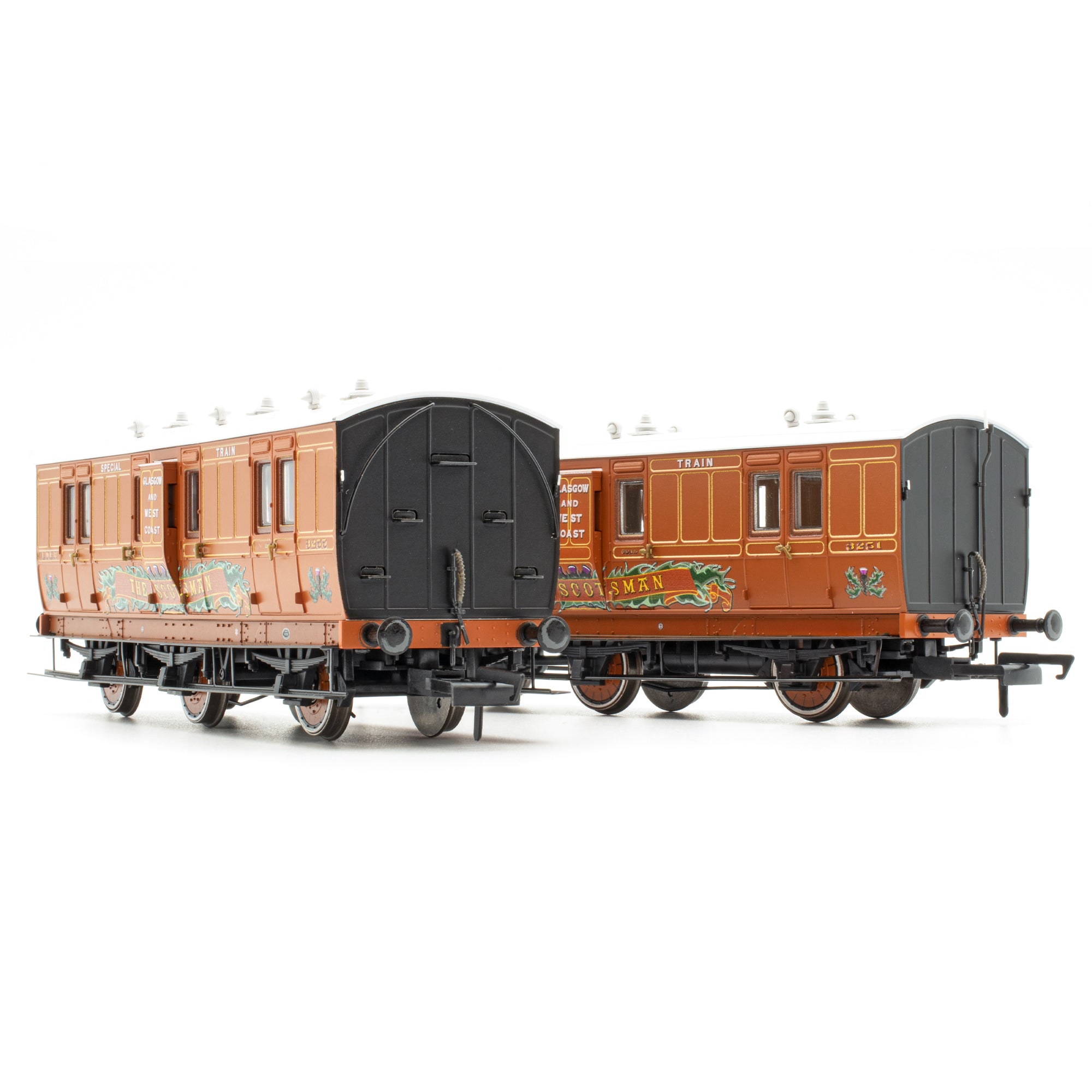 Genesis 6w - LNER Painted Teak/'The Scotsman' - Twin Pack F