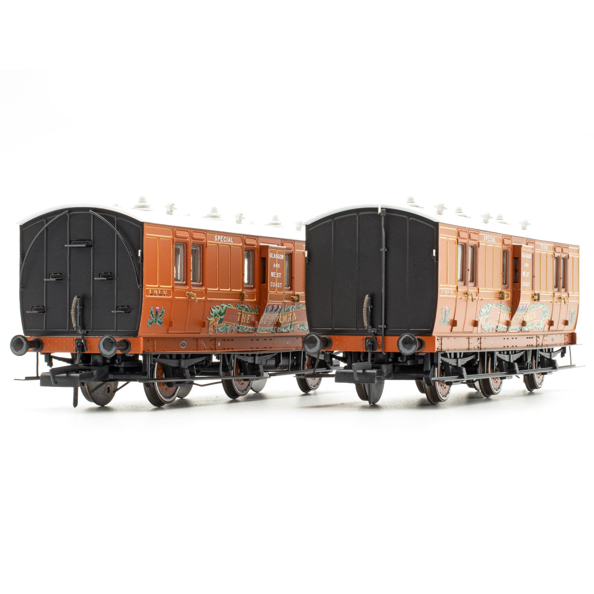 Genesis 6w - LNER Painted Teak/'The Scotsman' - Twin Pack F