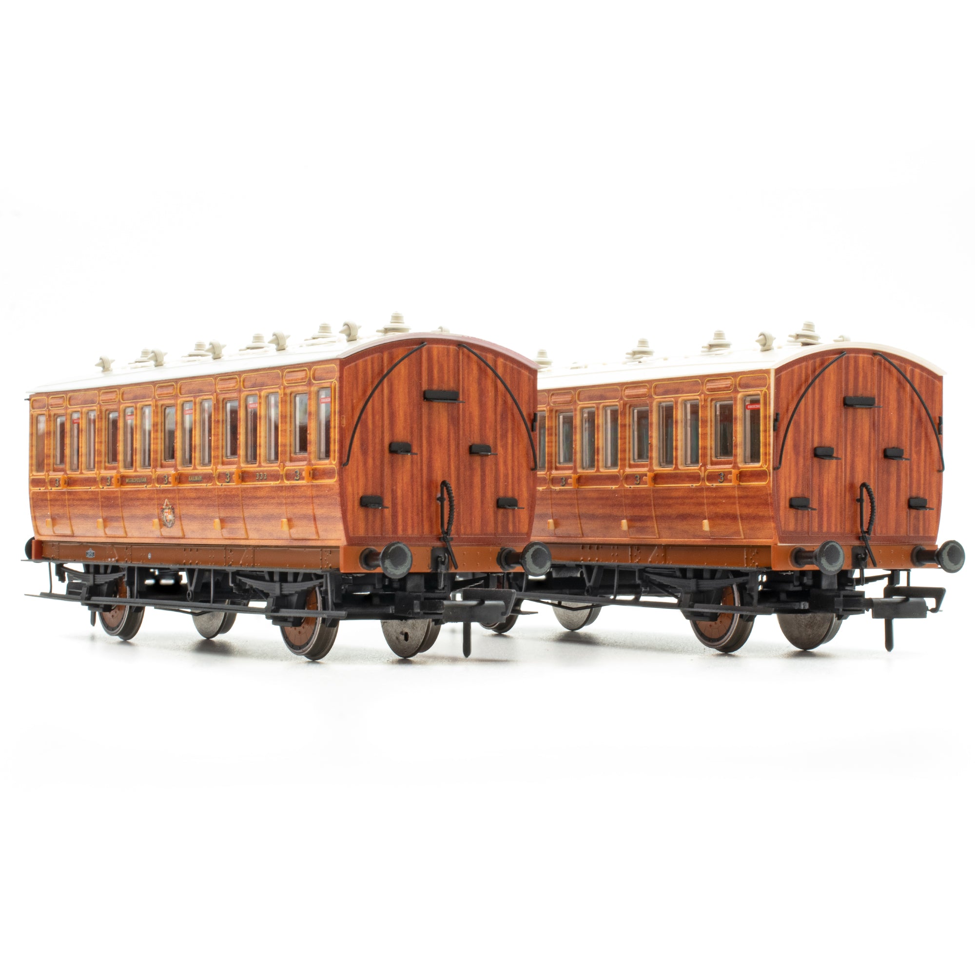 Genesis 4w - Metropolitan Railway Varnished Teak - Twin Pack E
